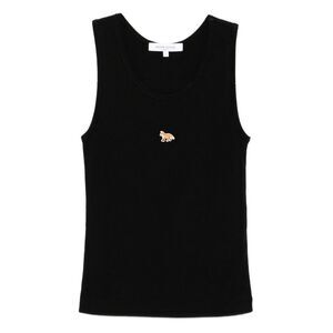 Maison Kitsuné Women's Fox-Embroidered Tank Top